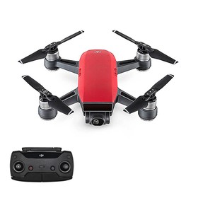 DJI Spark Fly More Combo Mini Selfie RC Quadcopter Lava Red EU