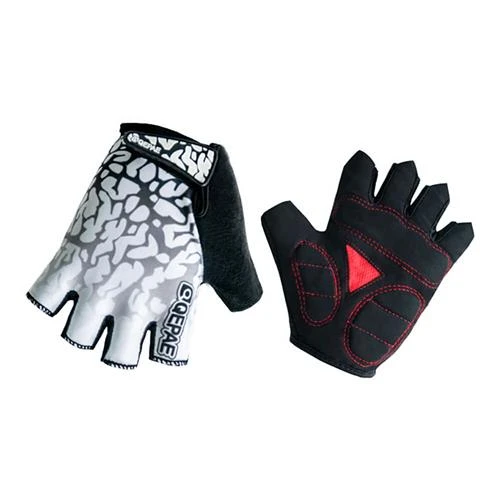 QEPAE QG043 Semi Finger Riding Glove L White