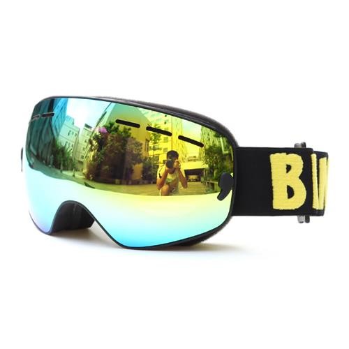 BENICE Double Lens Ski Goggles Gold