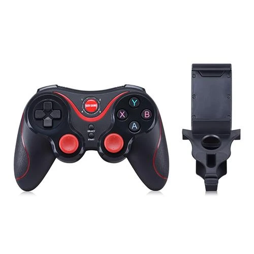 Joystick Gaming com fio com suporte elástico, joystick de jogo de