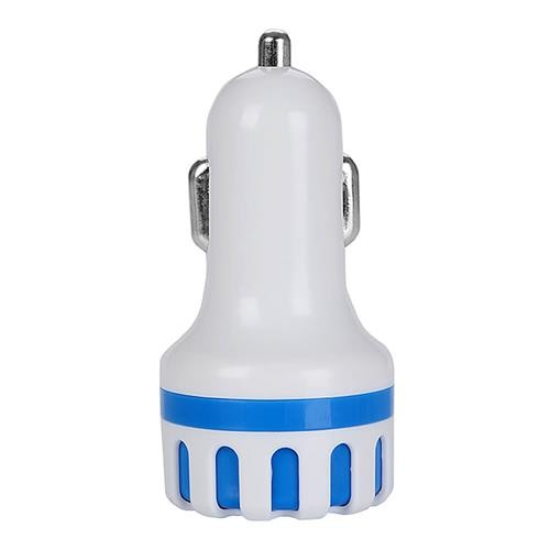 EC901 Dual USB Port Car Charger Blue