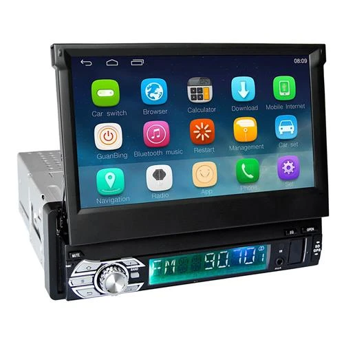 Buy Wholesale China 1 Din 7 Inch Full Touch Screen Android Car Radio Player  With Gps Navigation, Rear View & 1 Din 7 Inch Android Car Stereo at USD 28