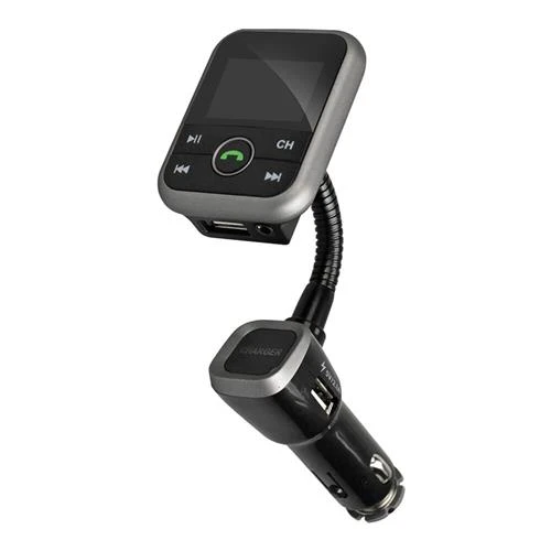 Wireless Bluetooth Car Kit FM Transmitter MP3 Player 2 USB Car Charger  Adapter