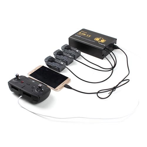 DJI Spark in Multi-function Charger with Extra Battery