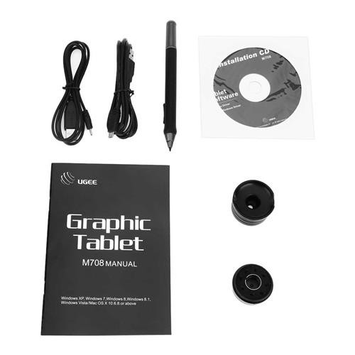 UGEE M708 Digital Painting Graphic Tablet P51 Drawing Pen