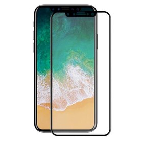 ENKAY Hat-Prince Tempered Glass 0.26mm 3D Explosion-proof Membrane Glass Film For iPhone X - Black