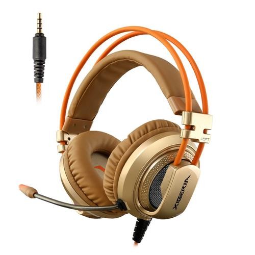 gold gaming headset