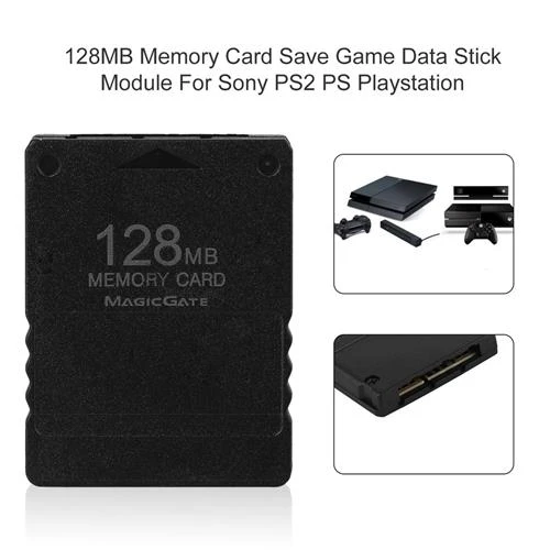 128MB Memory Card Game Memory Card for Sony PlayStation 2 PS2