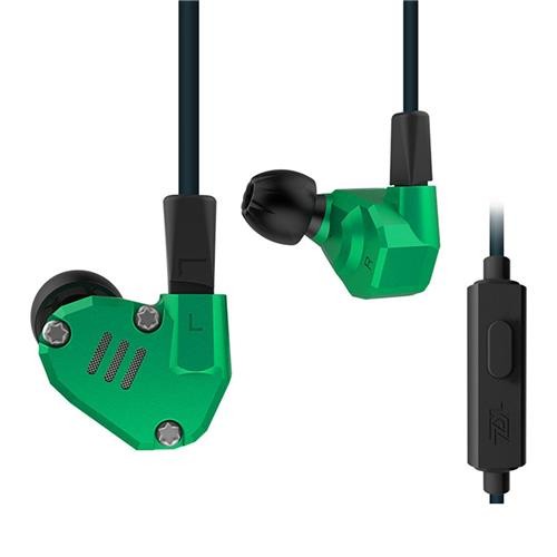 KZ ZS6 In-ear Headphones with Mic Green