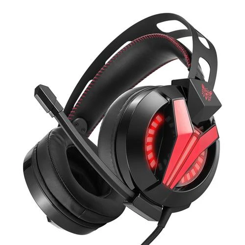 ONIKUMA M190 Headphone with Mic Red and Black