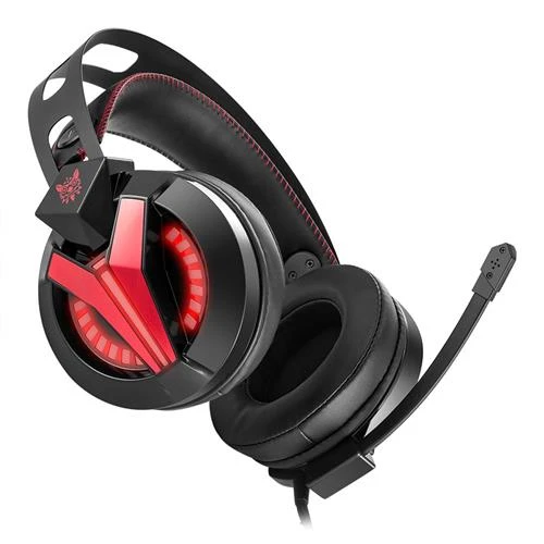 ONIKUMA M190 Headphone with Mic Red and Black