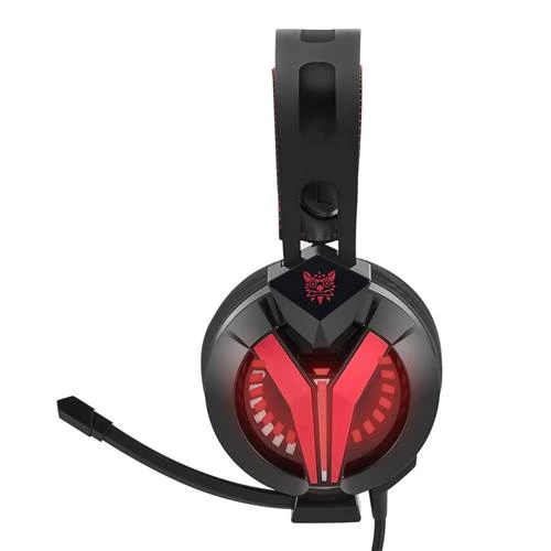 ONIKUMA M190 Headphone with Mic Red and Black