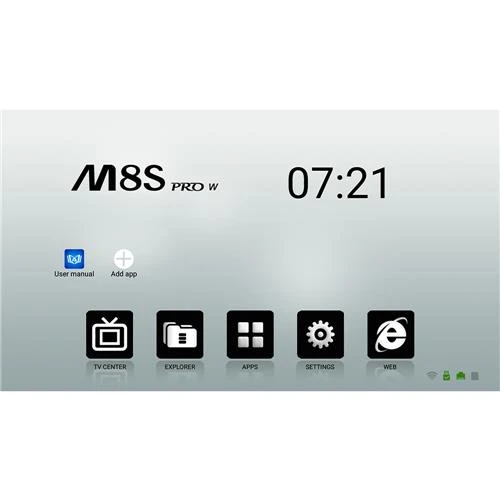 Passerelle multimédia GENERIQUE M8S-PRO-W-S905W Décodeur Box TV M8S PRO W  4K S905W 2G + 16G WiFi BT STB Smart TV pour Android 7.1