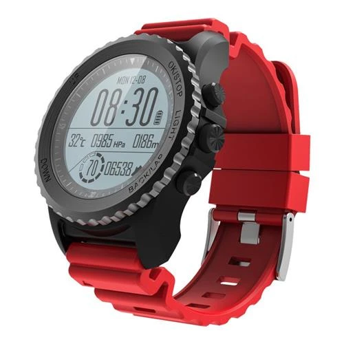 Montre sport intelligente Makibes G07 rouge