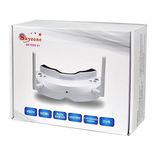 Skyzone SKY02S + SKY01 3D-FPVゴーグルセット Amazon | SKYZONE AIO 3D FPV ゴーグル 5.8G 40CH ヘッドセット
