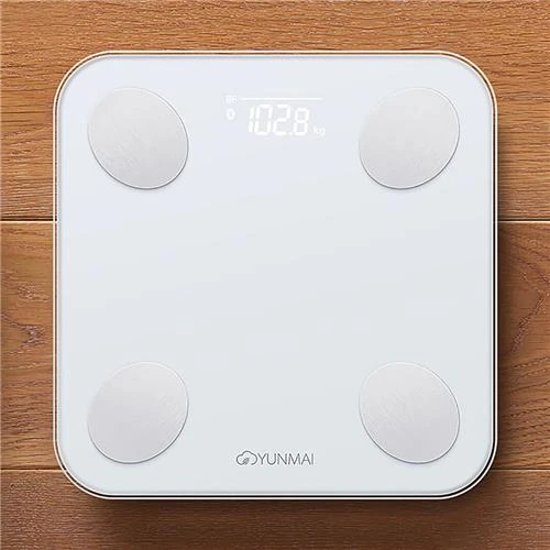 Yunmai - S Body Fat Monitor Scale - White