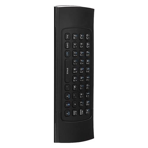 MX3 Arabische Version 6-Achsen Gyro 2.4G kabellos Air Maus Tastatur Motion-Sensing Fernbedienung - Schwarz