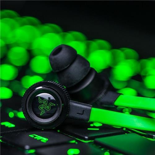 Razer Hammerhead Pro V2 Headphones Black and Green