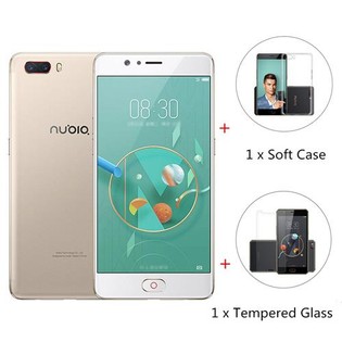 Package Nubia M2 5.5 Inch 4GB 64GB Smartphone Champagne Gold