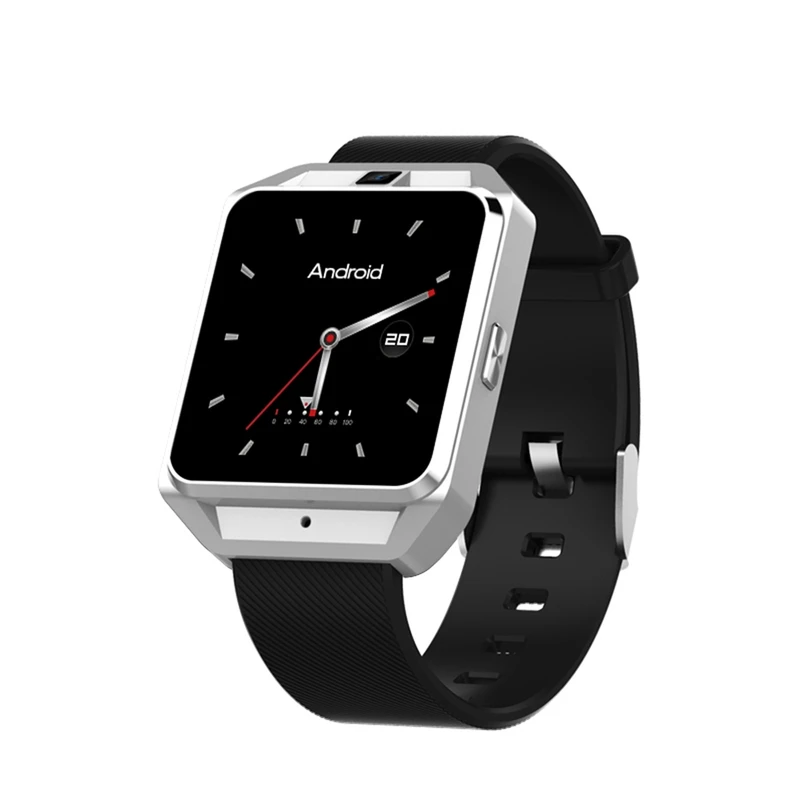 Microwear H5 Heart Rate Monitor Smartwatch Phone Silver