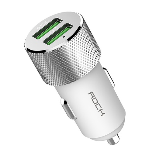 dual usb fast car charger