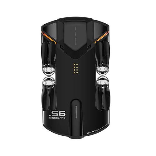 Wingsland S6 Pocket Selfie Drone with Transmitter RTF Black