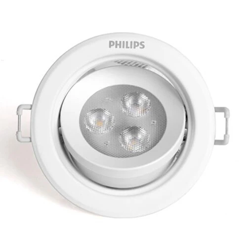 Eenzaamheid Trolley wijsvinger Philips LED Downlight 7W 2700K White Light