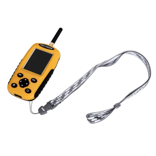 Xf03 Yellow Portable Fish Finder Sonar Fish Finder Sensor Wired