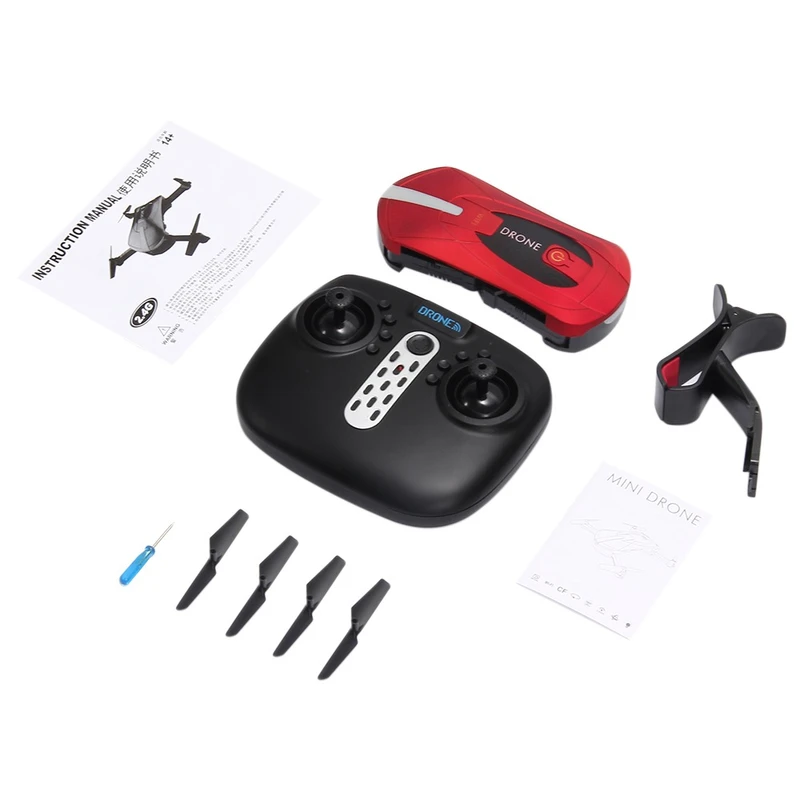 JINGDATOYS JD 18TX RC Quadcopter Red