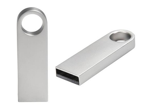 Silver MINI Metal USB 2.0 Flash Drive Engraved Custom Photography Studio Tin Box 