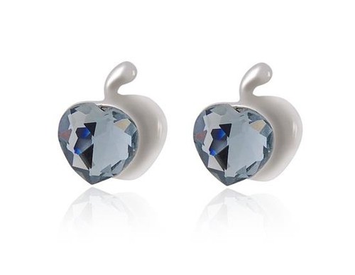 18K RGP Alloy Earrings White