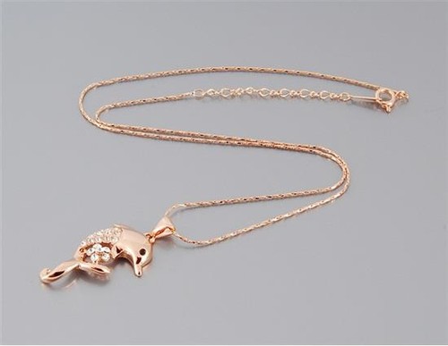 18K RGP Necklace Golden
