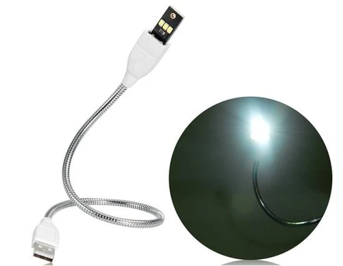 Luce LED USB con tubo metallico