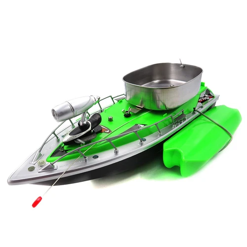 green rc boat
