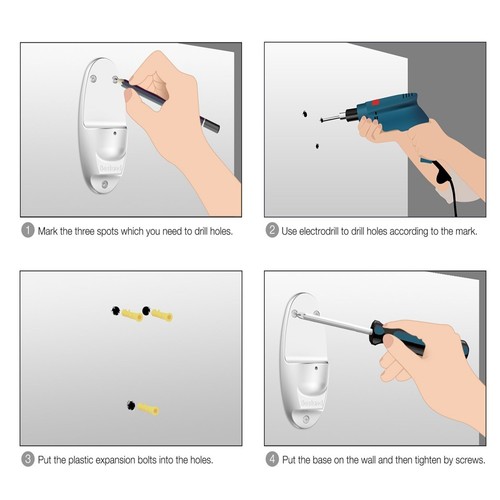 Bestand Wall Mount Monitor Stand S3 LCD Screen Single Arm-Aluminum