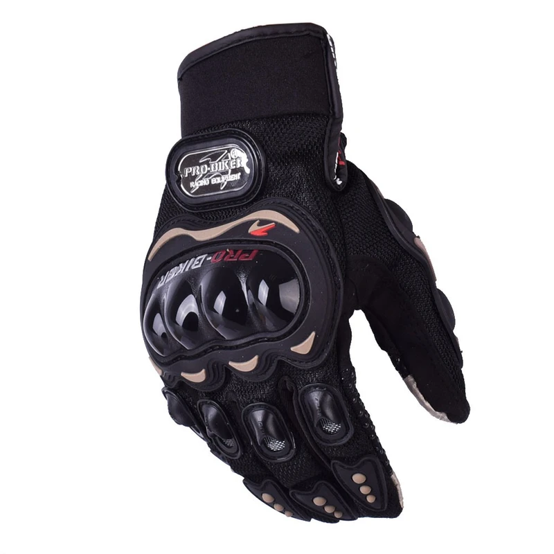 Pro Biker MCS 01C Full Finger Safety Gloves Riding Gloves Size L