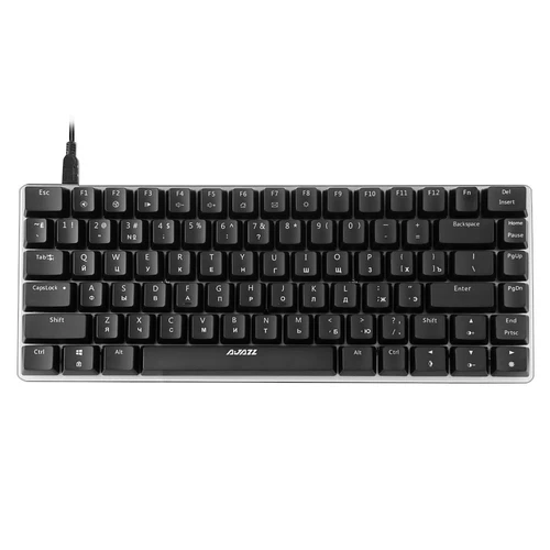 Ajazz AK33 RGB Backlight Russian Version Mechanical Keyboard Black