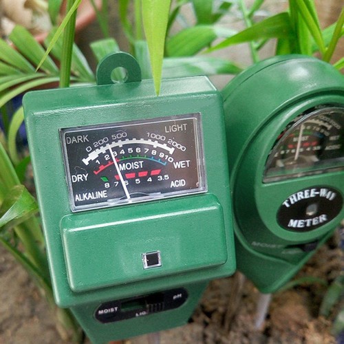 3 in 1 PH Tester Boden Wasser Feuchtigkeit Licht Test Meter für Garten Pflanze Blume