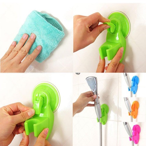 Strong Suction Cup Shower Fixing Base Blue