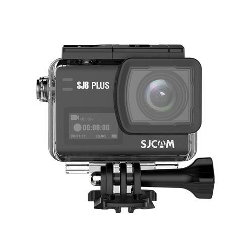 SJCAM SJ8 Plus WiFi Action Camera 2.33 Inch 12MP SONY IMX117 Sensor 170 Degree Angle Len With Waterproof Case - Black