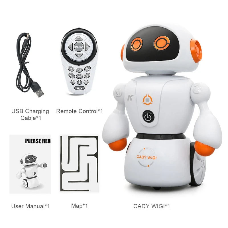 JJRC R6 CADY WIGI RC Robot Intelligent Programming Orange