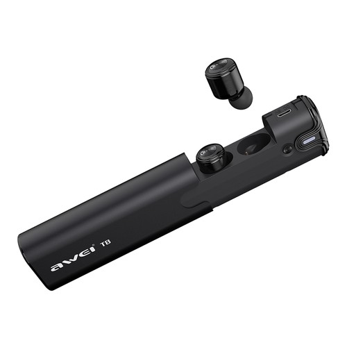 Awei T8 TWS Sport Bluetooth Earphone Black