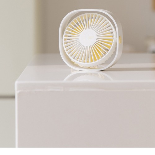 Rotate 360 Degrees Fan White