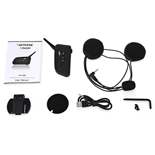 Vnetphone V6 Motorcycle Helmet Intercom Bluetooth V3.0