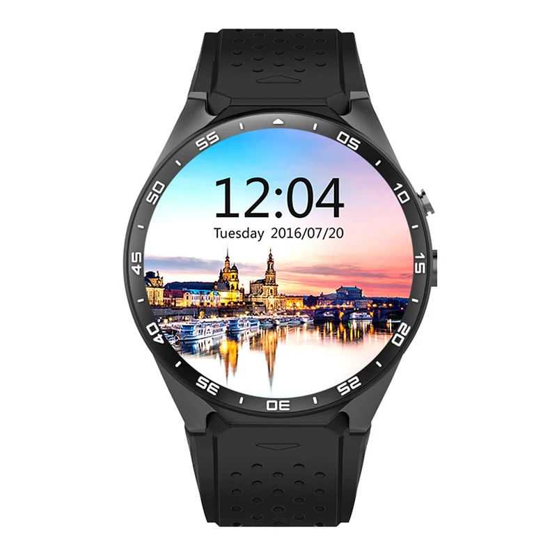 KingWear KW88 3G Smartwatch Phone Black