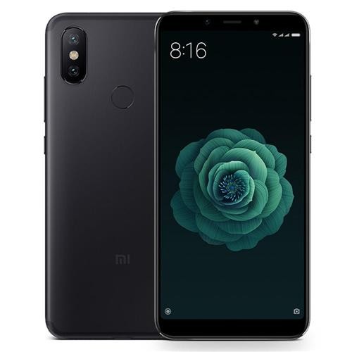 Xiaomi Mi A2 5.99 Inch Full Screen 4G LTE Smartphone Snapdragon 660 4GB 64GB 20.0MP+12.0MP Dual Rear Cameras Android 8.1 Touch ID OTG Type-C Global Version - Black
