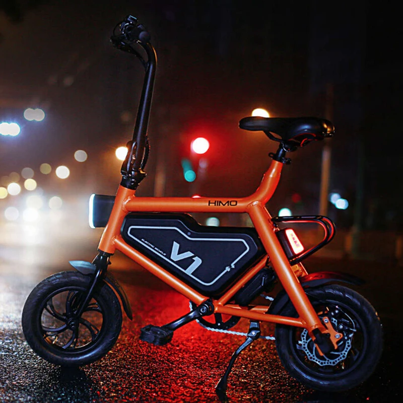 Xiaomi himo v1 portable folding electric moped bicycle hotsell