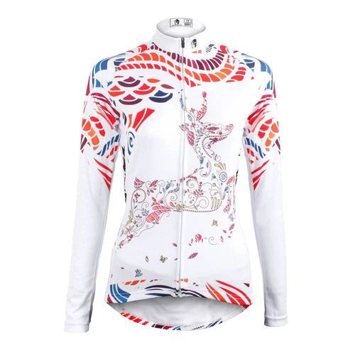 Long Sleeves Cycling Jersey Women (Size: M)