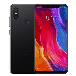 Xiaomi Mi 8 6.21 Inch 4G LTE Smartphone Snapdragon 845 6GB 64GB Dual 12MP Rear Cameras MIUI 9 AMOLED Screen Face ID Type-C Fast Charge Global Version - Black