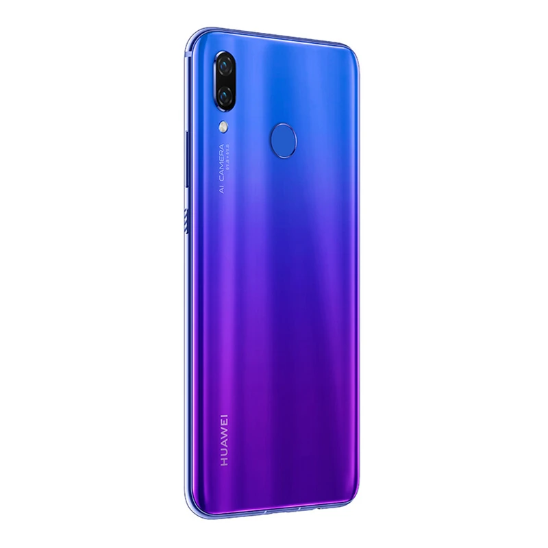 美品　SIMフリー　HUAWEI nova3 128GB アイリスパープル色 HUAWEI nova3 アイリスパープル